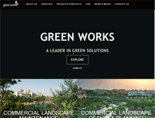 Tablet Screenshot of greenworks-uae.com